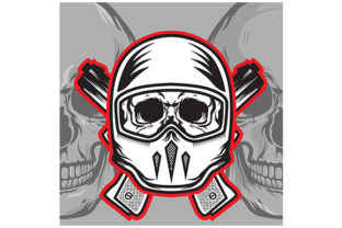 Download Vector Skull Head Sport Mascot Template - Premium Resources