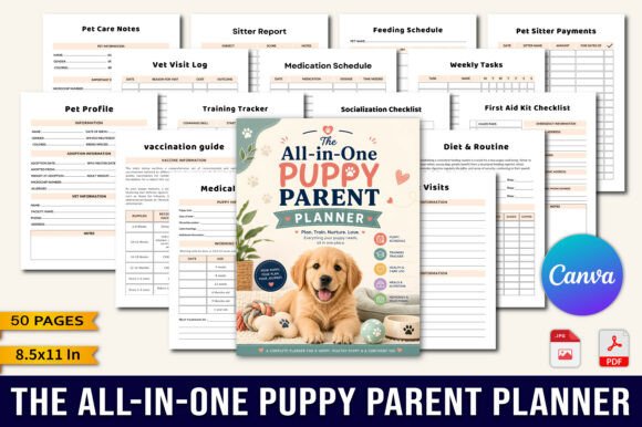 Download All-in-One Puppy Parent Planner - Parent Collection