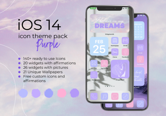 Download Lavender IOS App Covers - App covers Collection