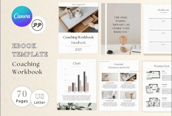Download 70 Pages Editable Ebook Template - 70 pages Collection