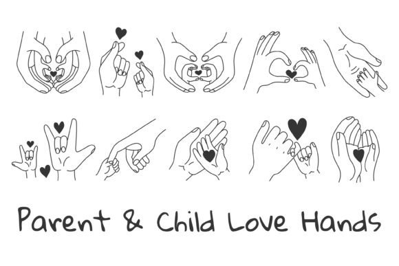 Download Parent and Child Love Hands PNG Clipart - Parent Collection
