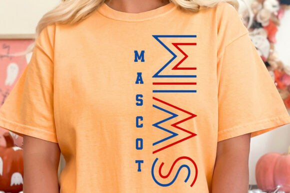Download Swim Team Mascot SVG, Shirt Design - Premium Resources