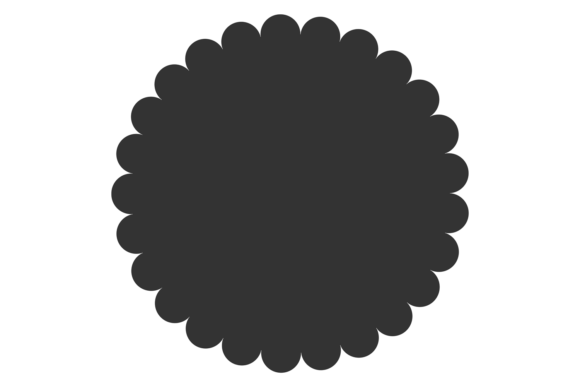 Download Round Label Blank Template. Decorative B - Blank template Collection
