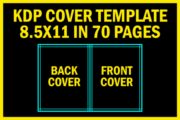 Download KDP Cover Template 8.5X11 in 70 Pages - 70 pages Collection
