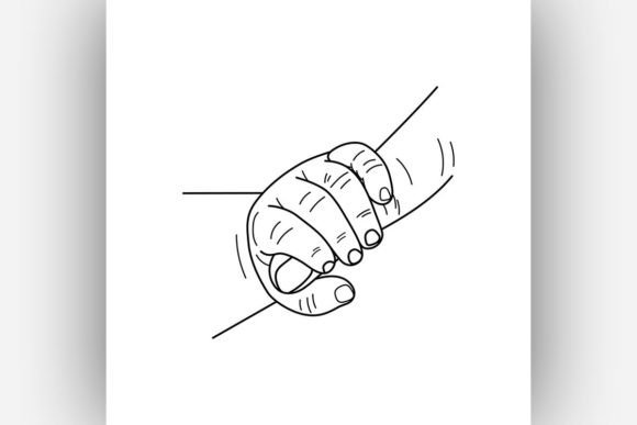Download Parent Hand Holding Newborn Baby Fingers - Parent Collection