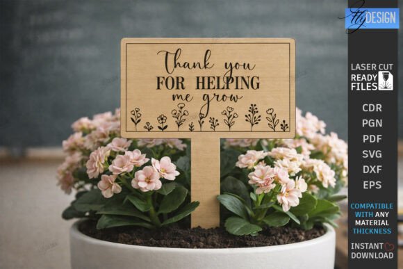 Download Teacher Appreciation Plant Stake Laser - Teacher appreciation Collection