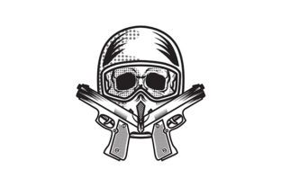 Download Vector Skull Head Sport Mascot Template - Premium Bundle